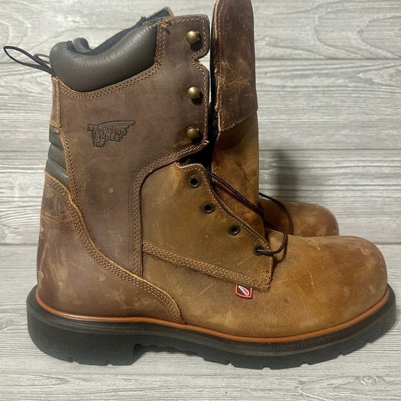 Red Wing Dynaforce 8-Inch Brown Steel Toe Work Boot 2203 Men's 13 D New Read B